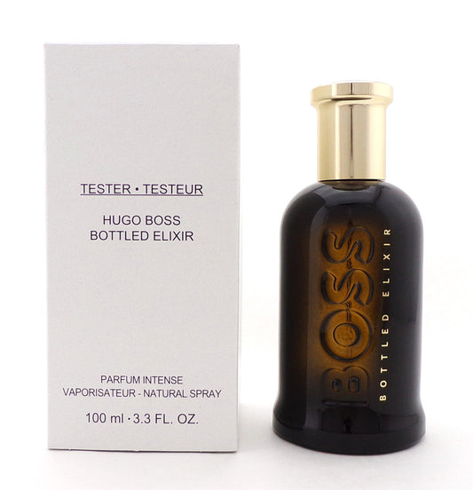 Boss BOTTLED ELIXIR by Hugo Boss 3.3 oz. Parfum Intense Spray for Men. Brand New TESTER w/Cap