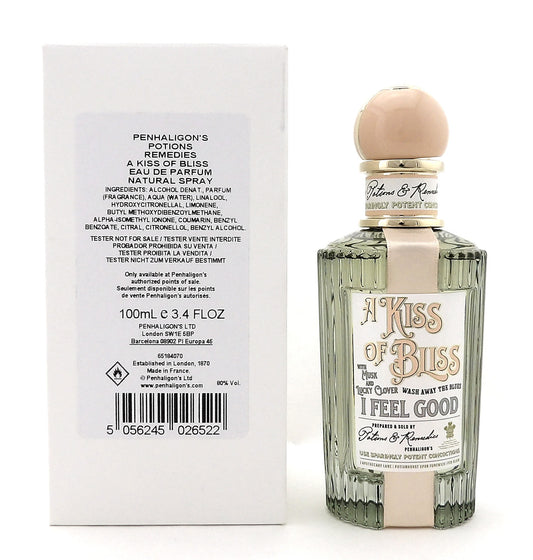 Penhaligon's A Kiss of Bliss 3.4 oz. Eau de Parfum Spray Unisex. New Tester w/Cap