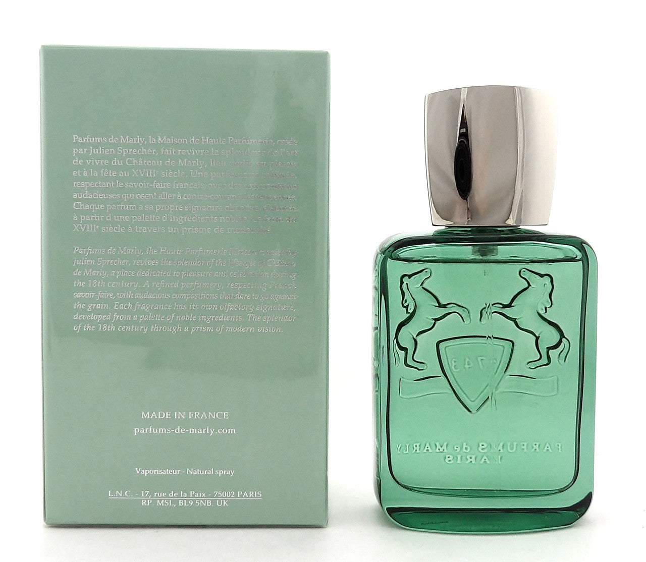 Parfums de Marly GREENLEY 2.5 oz. Eau de Parfum Spray for Men. New in Sealed Box