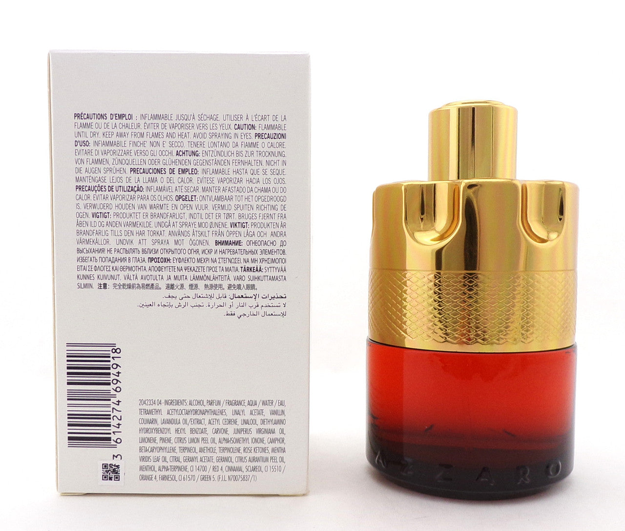 Azzaro FOREVER WANTED Absolu  3.38 oz. Parfum Spray for Men Brand New TESTER w/Cap