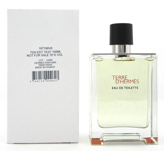 Terre D'Hermes 3.3 oz./ 100 ml. Eau de Toilette Spray for Men. New Tester