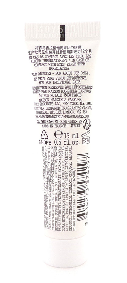 Replica LAZY SUNDAY MORNING by Maison Margiela 0.5 oz. Shower Gel. Brand New Non-Sealed Tube. Lot of 3 Gels