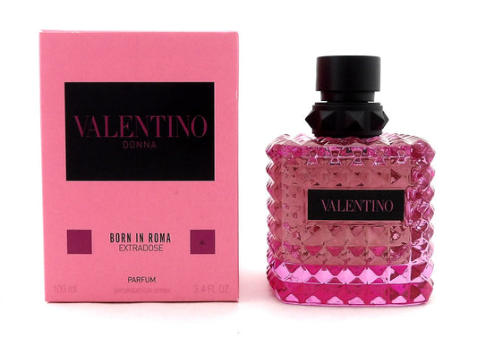 Valentino Donna Born in Roma EXTRADOSE  3.4 oz. Parfum Spray for Women. New NO Cellophane