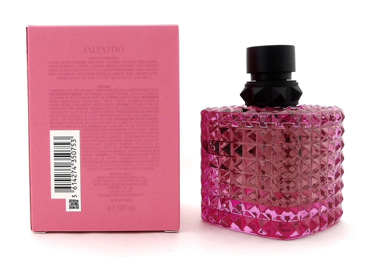 Valentino Donna Born in Roma EXTRADOSE  3.4 oz. Parfum Spray for Women. New NO Cellophane