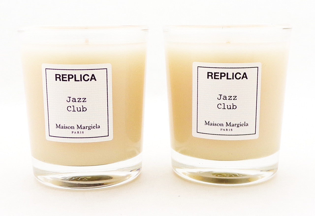 Replica JAZZ CLUB by Maison Margiela Scented Candle 1.23 oz. Brand New Box NO CELLOPHANE Lot of 2 Candles