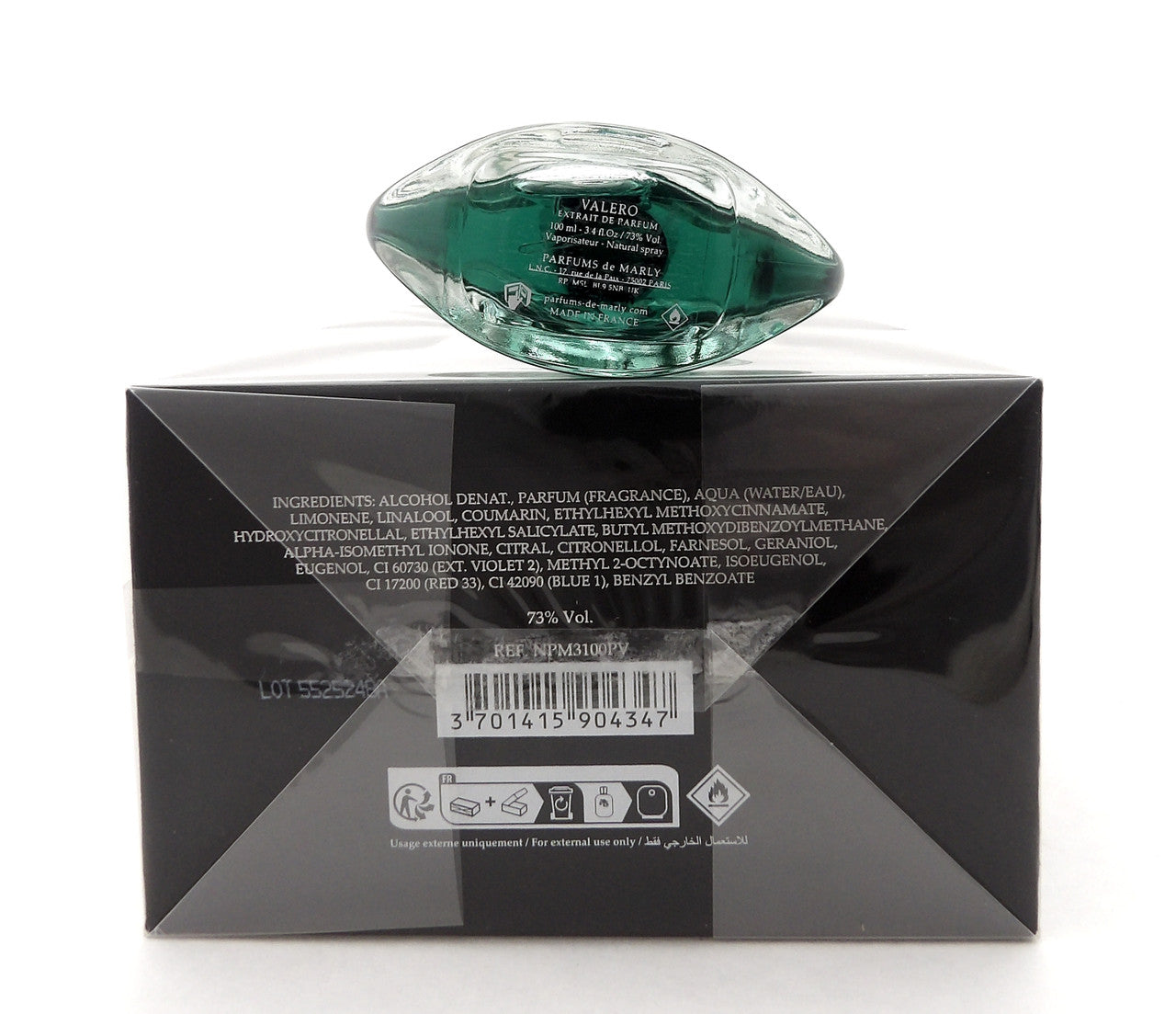 VALERO by Parfums de Marly 3.4 oz/100 ml Extrait de Parfum Spray for Men. New Sealed Box