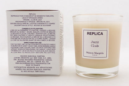 Replica JAZZ CLUB by Maison Margiela Scented Candle 1.23 oz. Brand New Box NO CELLOPHANE Lot of 2 Candles