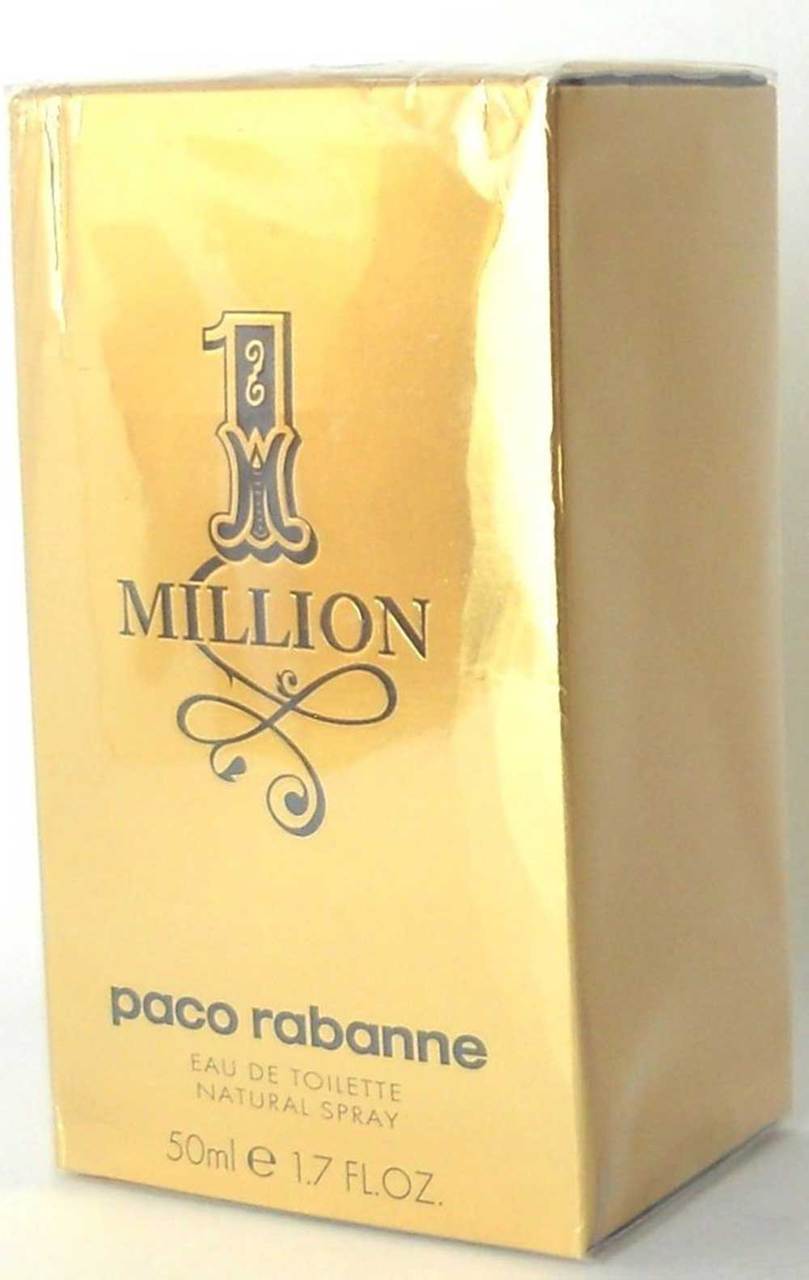 1 Million by Paco Rabanne Eau de Toilette Spray 1.7 oz.in Damaged Box