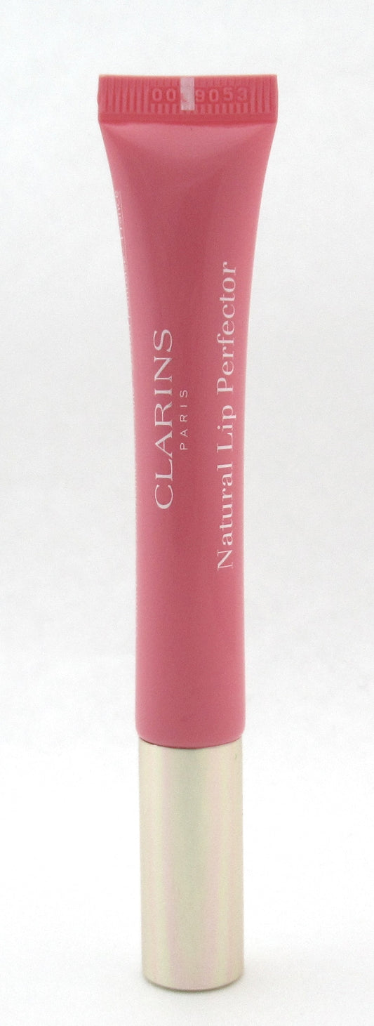 Clarins Natural Lip Perfector 01 Rose Shimmer Full Size 12 ml/0.35 oz New Tester
