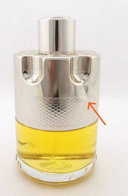 Azzaro WANTED Eau de Toilette Spray for Men 3.38 oz. NO BOX Slightly Lower Fragrance Level Dented Bottle