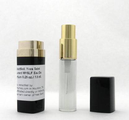 Rebottled:YSL MYSLF Eau De Parfum Refillable Spray 0.25 oz./ 7.5 ml.