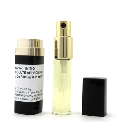 Rebottled: INITIO ABSOLUTE APHRODISIAC Eau De Parfum Refillable Spray 0.25 oz./ 7.5 ml.