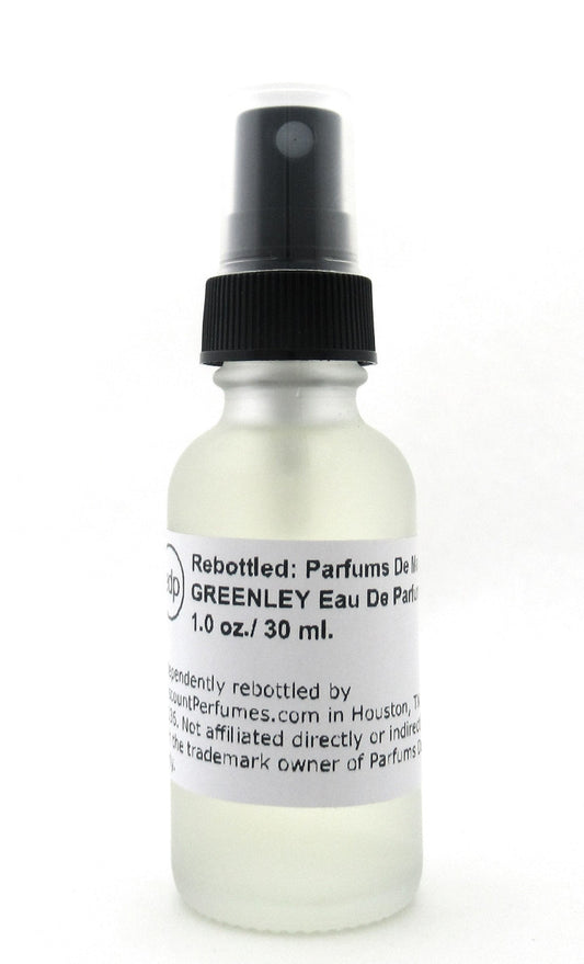 Rebottled: Parfums de Marly GREENLEY  Eau De Parfum Refillable Spray 1.0 oz./ 30 ml. NO BOX