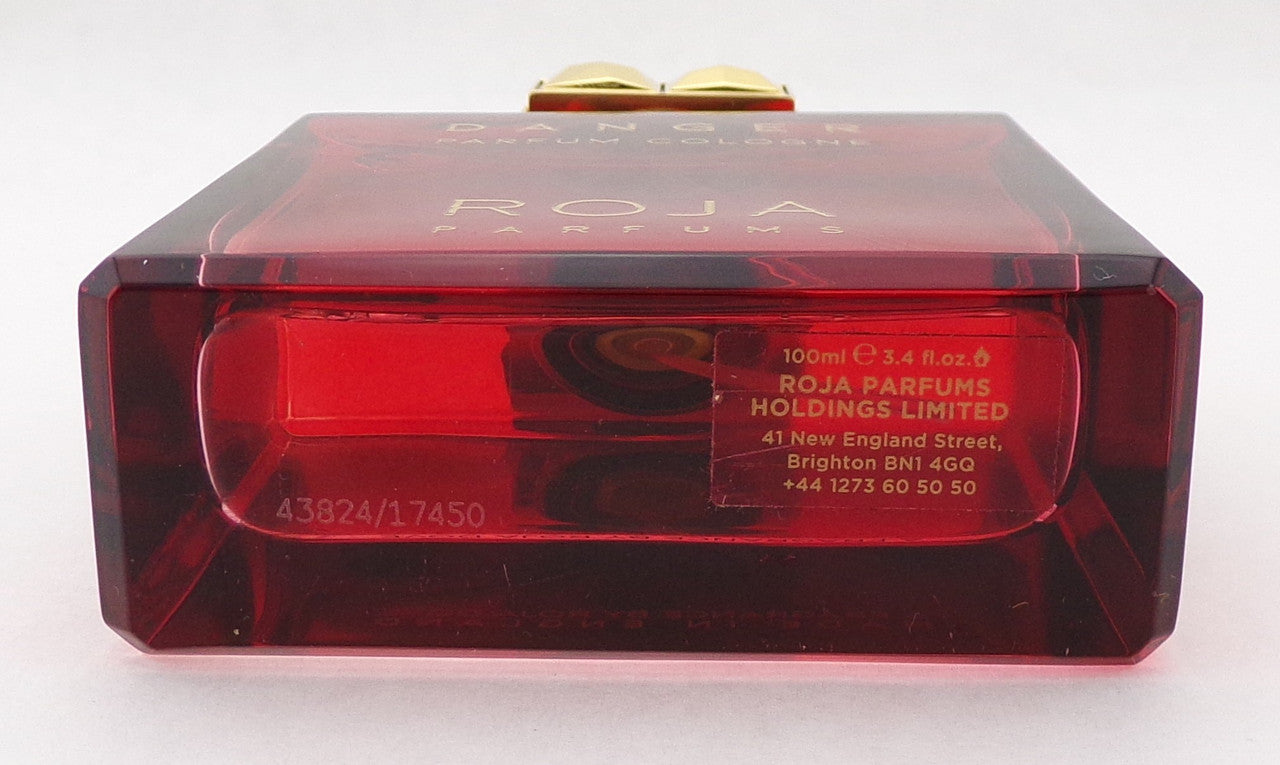 Danger by ROJA 3.4 oz. Parfum Cologne for Men. NO BOX Lower Fragrance Level