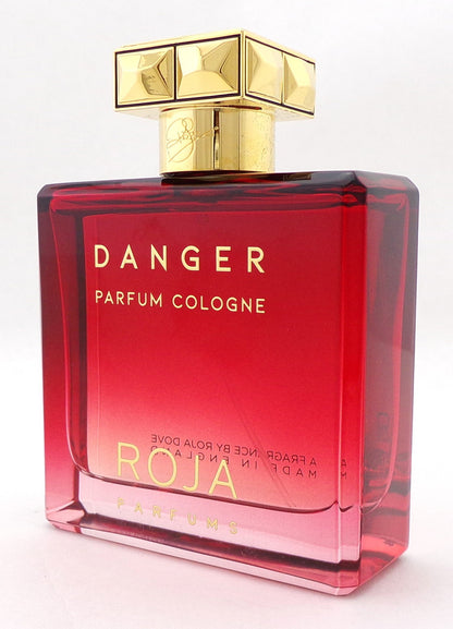 Danger by ROJA 3.4 oz. Parfum Cologne for Men. NO BOX Lower Fragrance Level
