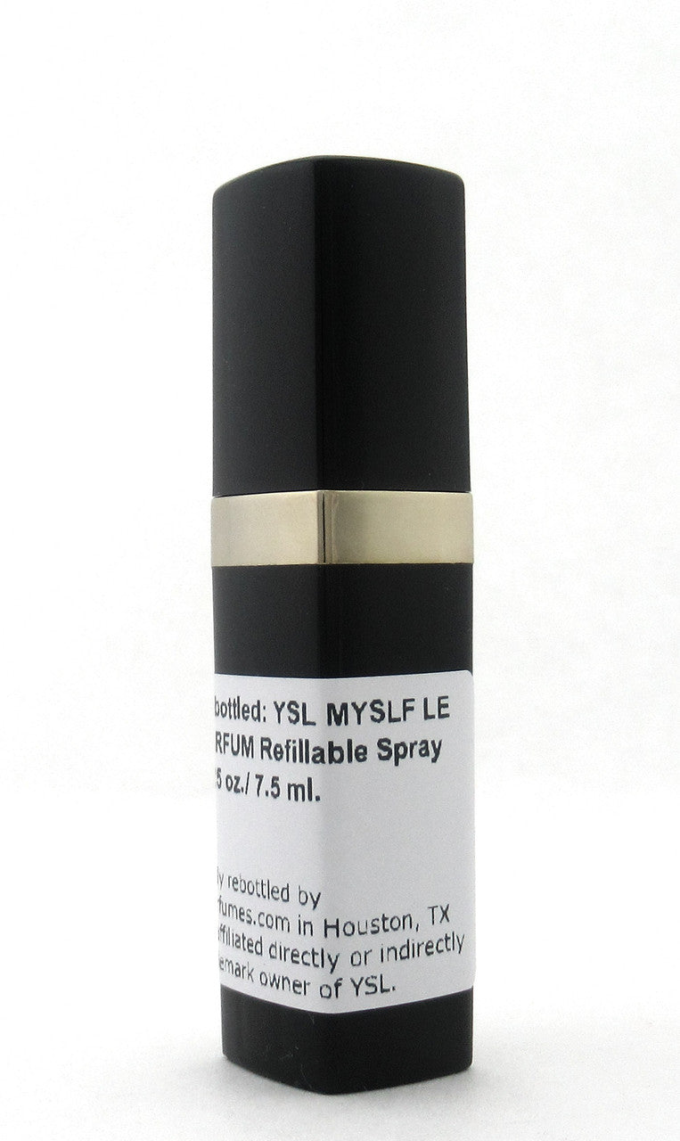 Rebottled: YSL MYSLF LE PARFUM Refillable Spray 0.25 oz./ 7.5 ml.