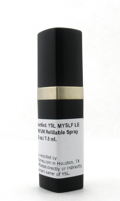 Rebottled: YSL MYSLF LE PARFUM Refillable Spray 0.25 oz./ 7.5 ml.