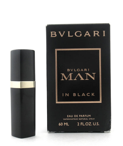 Rebottled: Bvlgari MAN In Black by Bvlgari EDP Refillable Spray 0.25 oz./ 7.5 ml