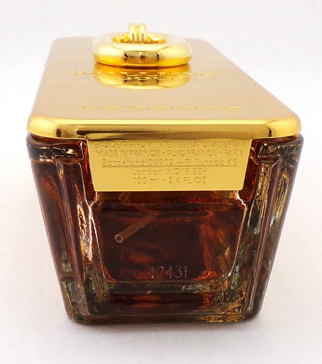 One Million GOLD by Paco Rabanne 3.4 oz. Eau de Parfum Intense Spray for Men. NO BOX Lower Fragrance Level