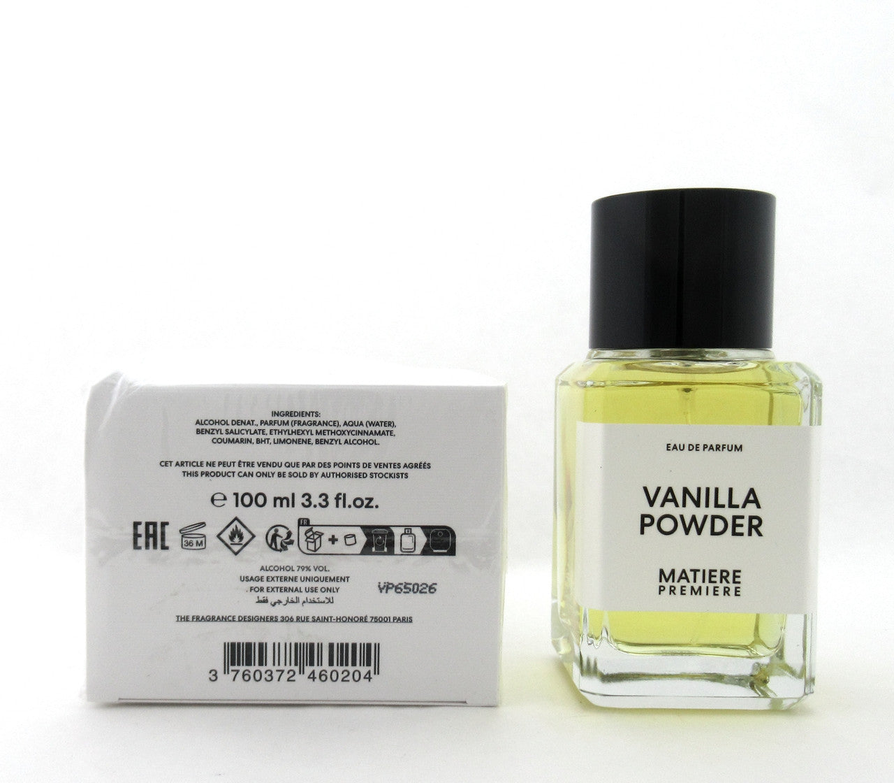 Matiere Premiere VANILLA POWDER 3.3 oz. EDP Spray Unisex New Damaged Box