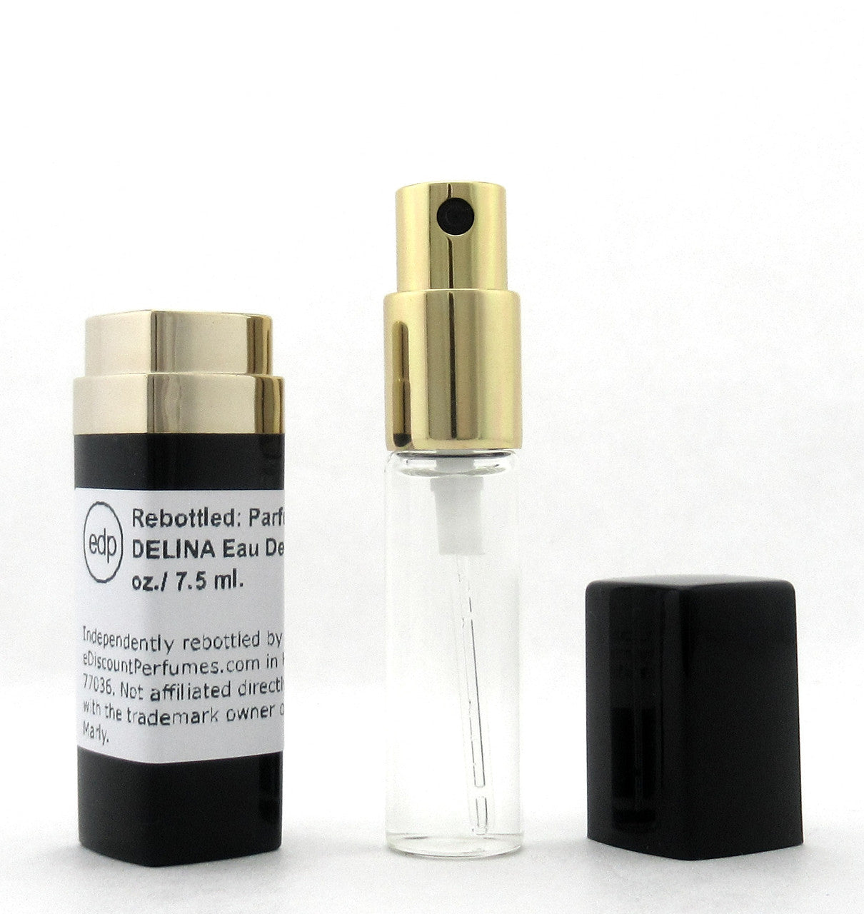 Rebottled: Parfums De Marly DELINA Eau De Parfum Refillable Spray 0.25 oz./ 7.5 ml.