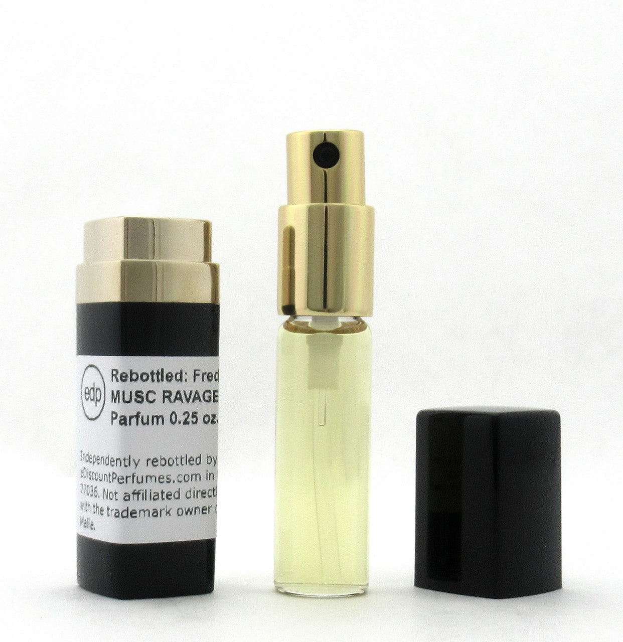 Rebottled: Frederic Malle MUSC RAVAGEUR Eau De Parfum Refillable Spray 0.25 oz./ 7.5 ml.
