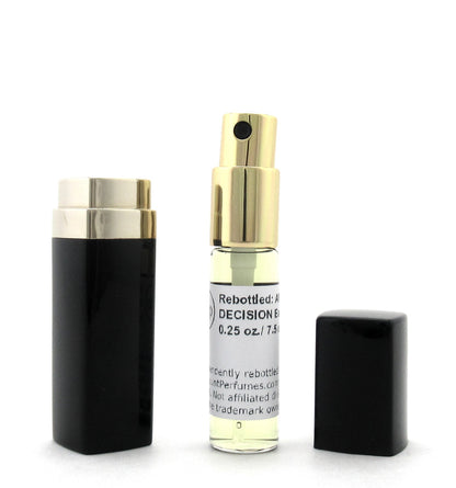 Rebottled: Amouage DECISION Eau De Parfum Refillable Spray 0.25 oz./ 7.5 ml.