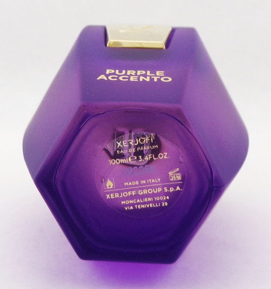 PURPLE ACCENTO by Xerjoff 3.4 oz. Eau de Parfum Spray Unisex. NO BOX Lower Fragrance Level