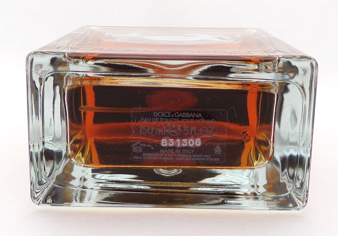 Dolce & Gabbana THE ONE 5.0 oz. Eau de Toilette Spray for Men. No BOX Slightly Lower Fragrance Level