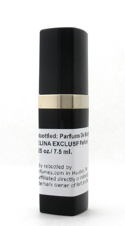 Rebottled: Parfums De Marly DELINA EXCLUSIF Parfum Refillable Spray 0.25 oz./ 7.5 ml.