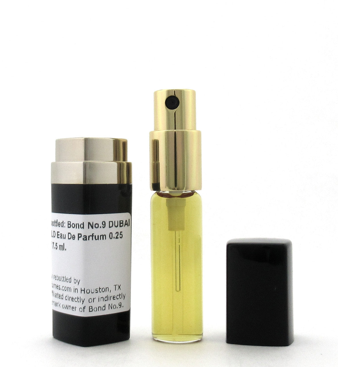 Rebottled: Bond No. 9 DUBAI GOLD Eau De Parfum Refillable Spray 0.25 oz./ 7.5 ml.