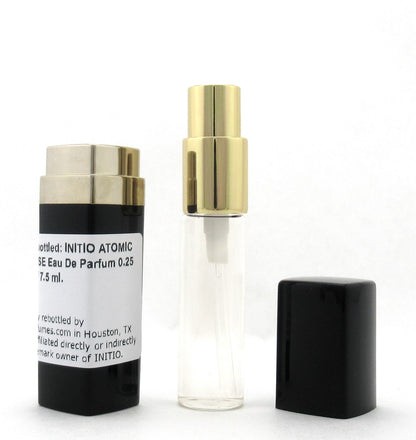 Rebottled: INITIO ATOMIC ROSE Eau De Parfum Refillable Spray 0.25 oz./ 7.5 ml.