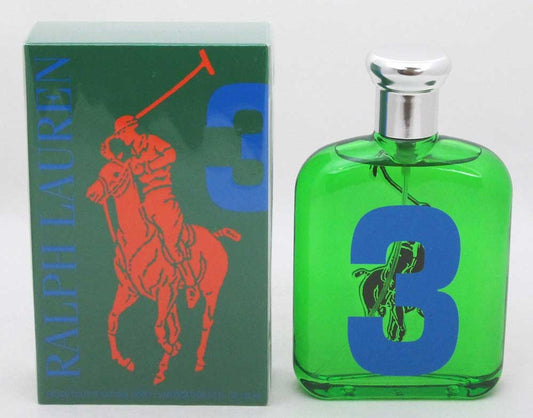 Polo Ralph Lauren Big Pony Collection #3 Green EDT 4.2 oz Sealed.