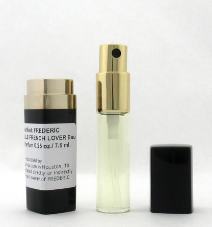 Rebottled: Frederic Malle FRENCH LOVER Eau De Parfum Refillable Spray 0.25 oz./ 7.5 ml.