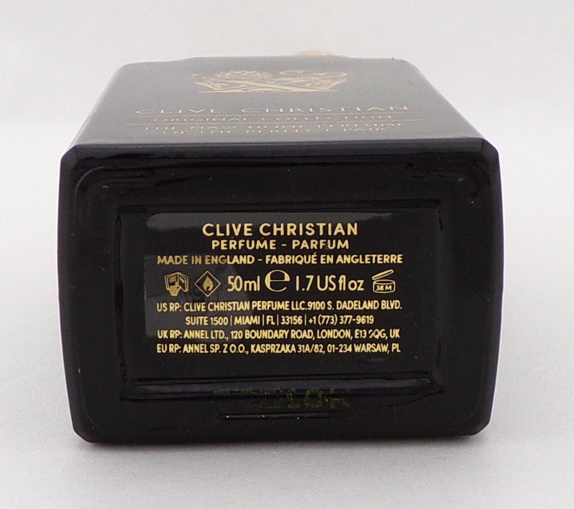 X Masculine by Clive Christian 1.7 oz. Parfum Spray for Men. NO BOX Lower Fragrance Level