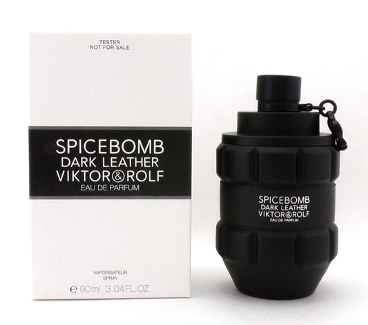 Spicebomb DARK LEATHER by Viktor & Rolf 3.04 oz. EDP Spray for Men. New Tester