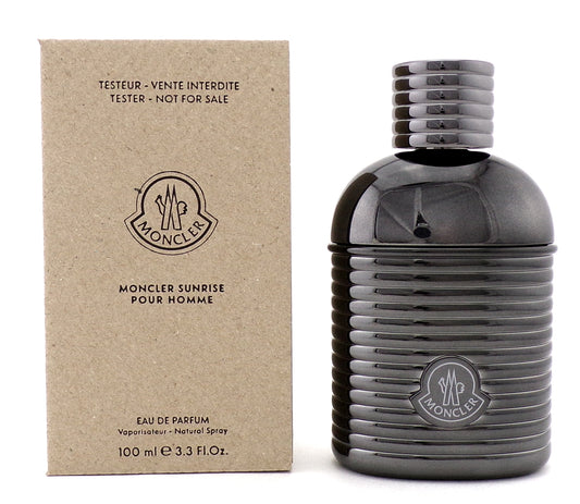 Moncler SUNRISE POUR HOMME 3.3 oz Eau de Parfum Spray for Men. New Tester w/Cap