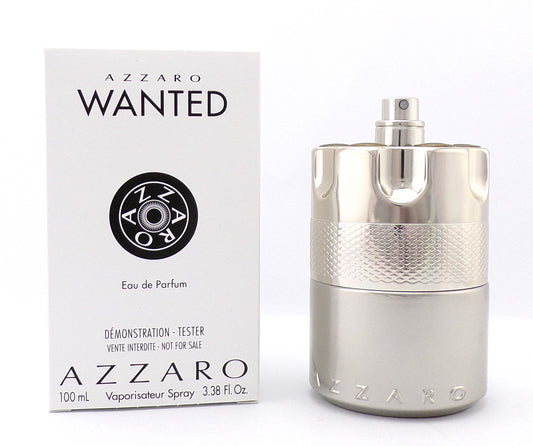 Azzaro WANTED by Azzaro 3.38 oz. Eau de Parfum Spray for Men New Tester NO Cap