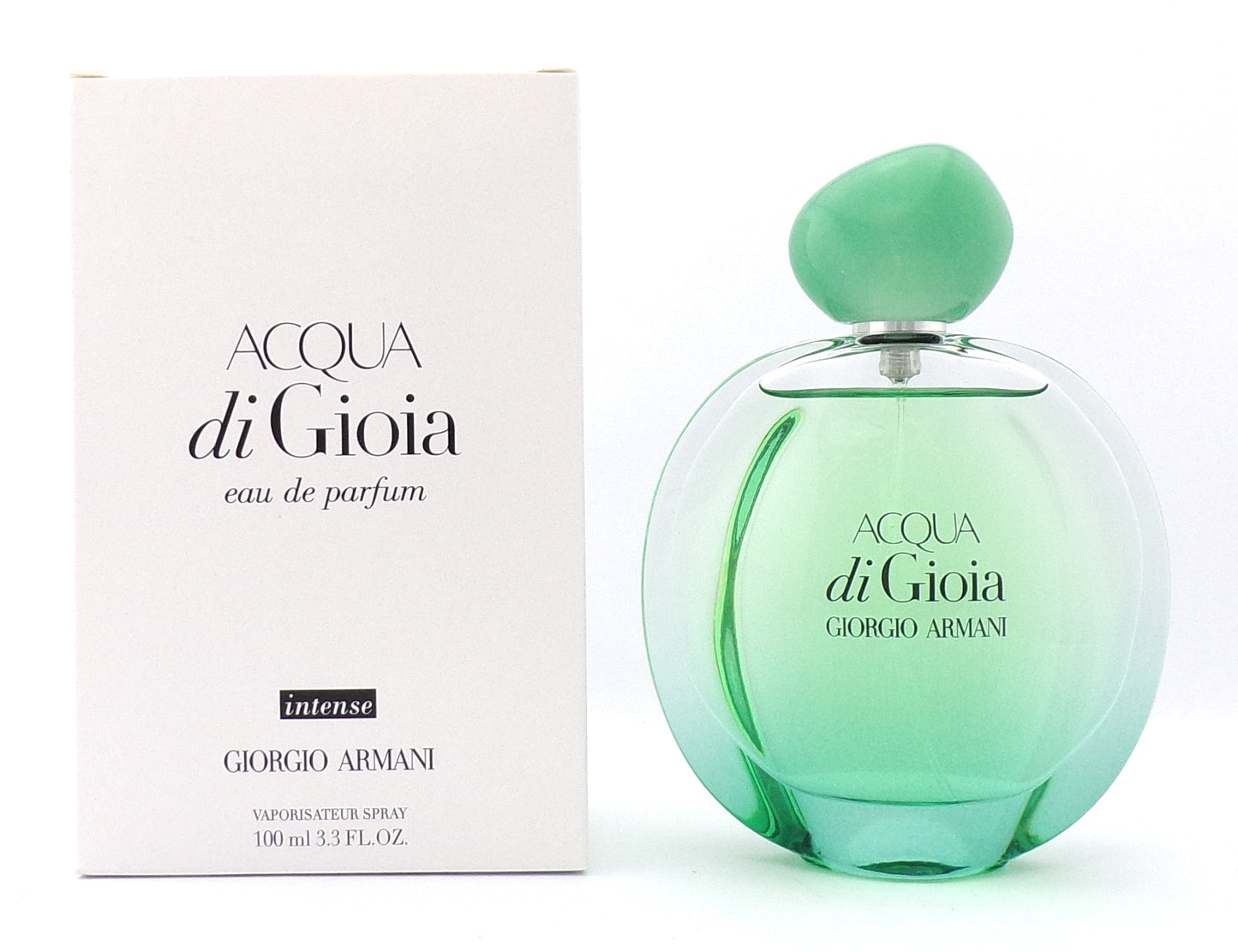 Acqua di Gioia by Giorgio Armani 3.3 oz. Eau de Parfum INTENSE Spray for Women. New Tester with Cap