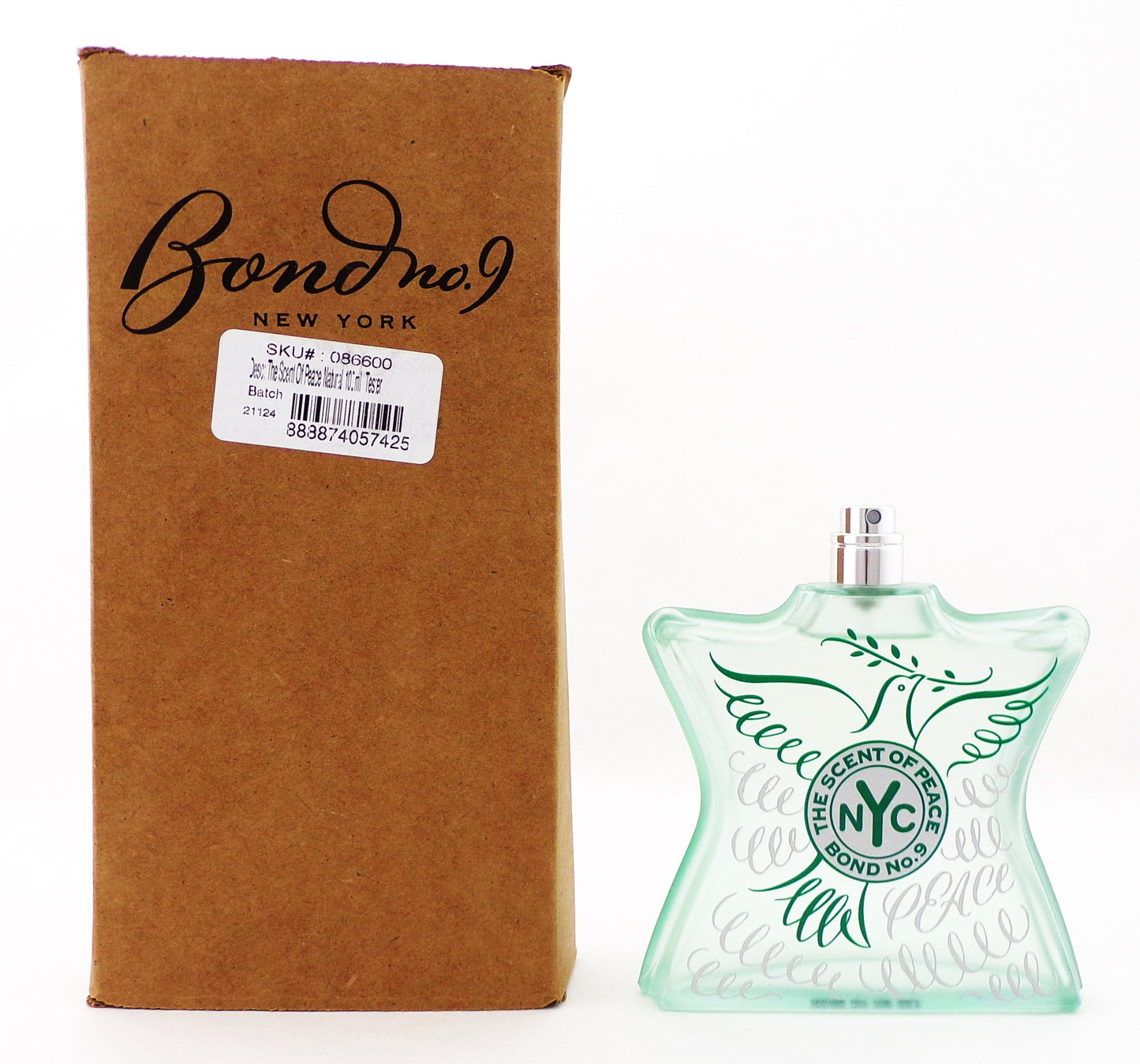 Bond No. 9 THE SCENT OF PEACE 3.3 oz. Eau de Parfum Spray Unisex Brand New TESTER No Cap