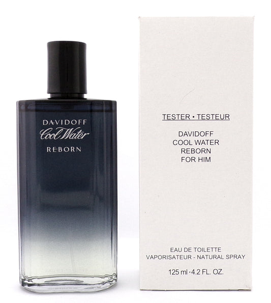 Davidoff Cool Water Reborn for Him 4.2 oz EDT Spray. New Tester w/Cap