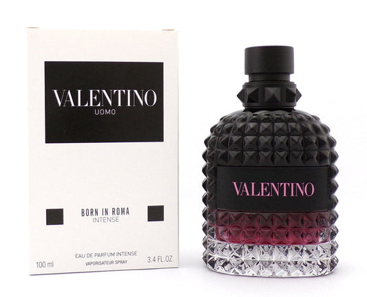 Valentino Uomo Born In Roma INTENSE 3.4 oz EDP Intense Spray for Men New Tester w/Cap