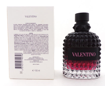 Valentino Uomo Born In Roma INTENSE 3.4 oz EDP Intense Spray for Men New Tester w/Cap