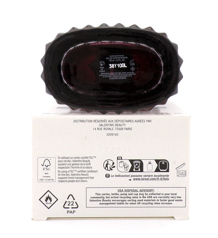 Valentino Uomo Born In Roma INTENSE 3.4 oz EDP Intense Spray for Men New Tester w/Cap