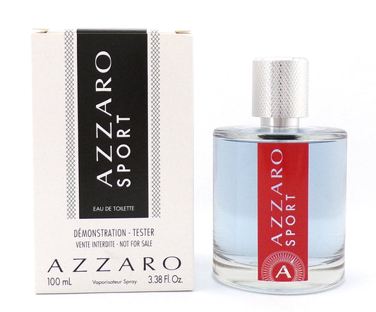 Azzaro Sport by Azzaro 3.38 oz. Eau de Toilette Spray for Men. New Tester w/Cap