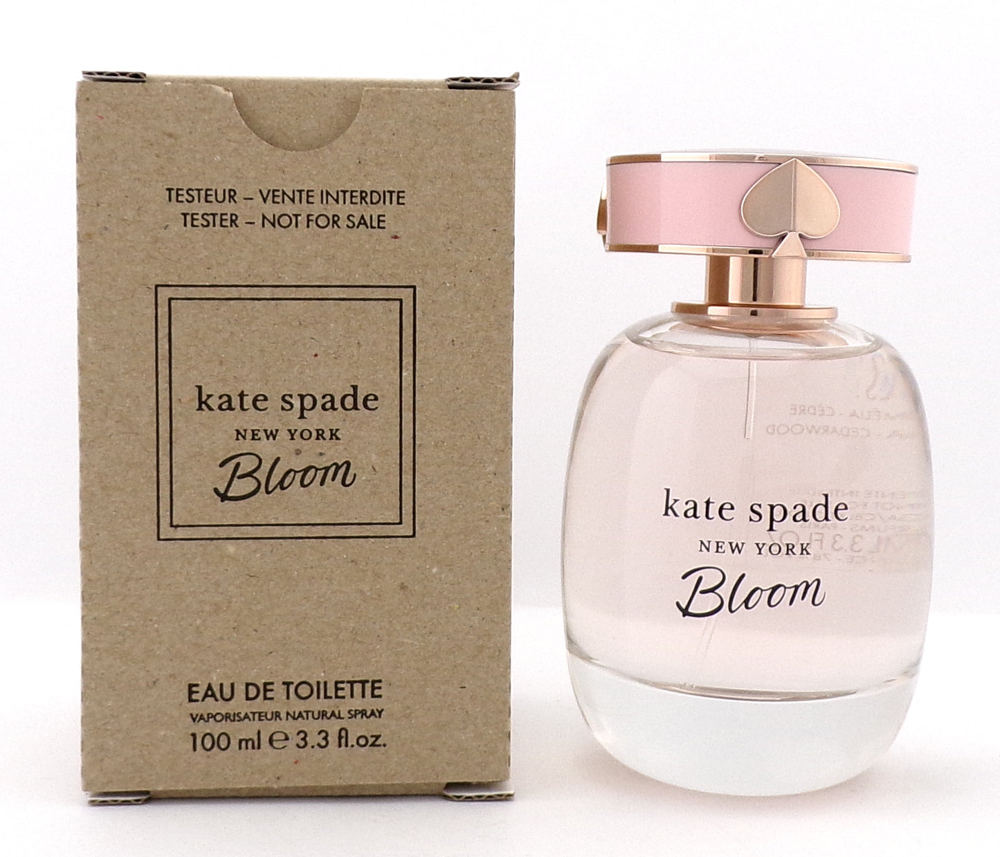 Kate Spade Bloom 3.3 oz Eau de Toilette Spray for Women. New Tester w/Cap