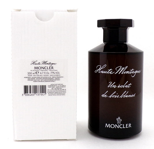 Moncler HAUTE MONTAGNE 6.7 oz./ 200 ml. Eau de Parfum Spray Unisex. New Tester w/Cap