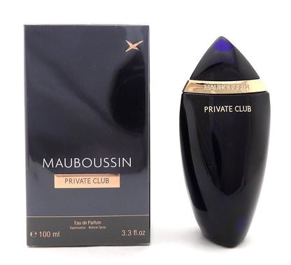 Mauboussin Private Club 3.3oz/100ml Eau de Parfum Spray for Men. New DAMAGED Box
