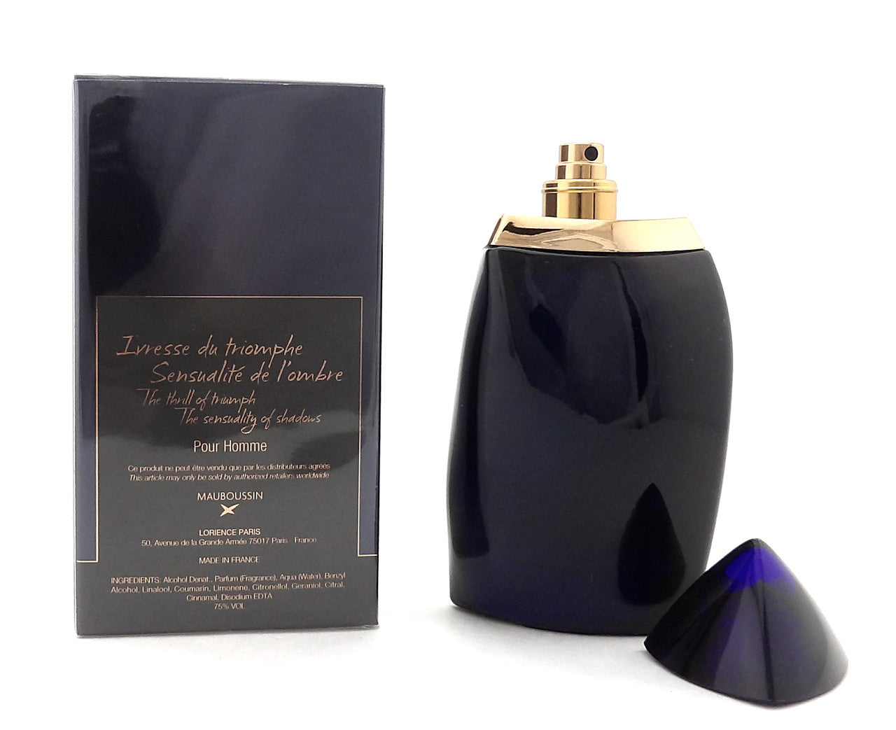 Mauboussin Private Club 3.3oz/100ml Eau de Parfum Spray for Men. New DAMAGED Box