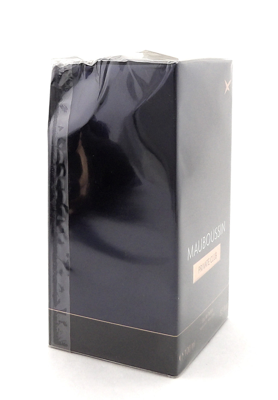 Mauboussin Private Club 3.3oz/100ml Eau de Parfum Spray for Men. New DAMAGED Box